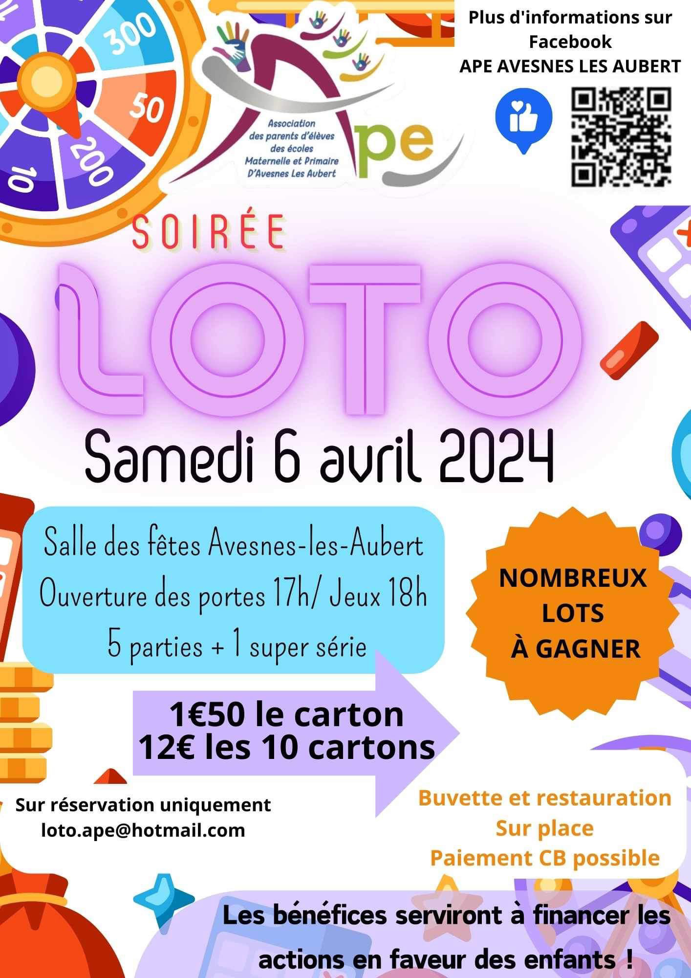 affiche loto APE 2024